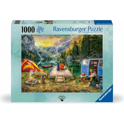 Ravensburger Wanderlust Pokojné táborisko 1000 dielov