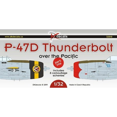 DK Decals 1:32 P-47D Thunderbolt over the Pacific, Pt.1 – Hledejceny.cz