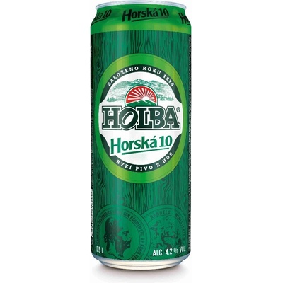 Holba 10 Horská světlé výčepní 4,2% 0,5 l (plech)