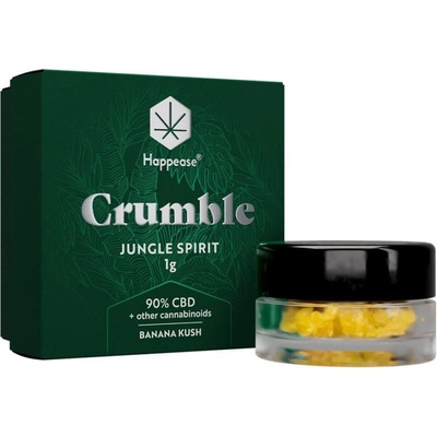 Happease Jungle Spirit Crumble, 90% CBD, 1 g
