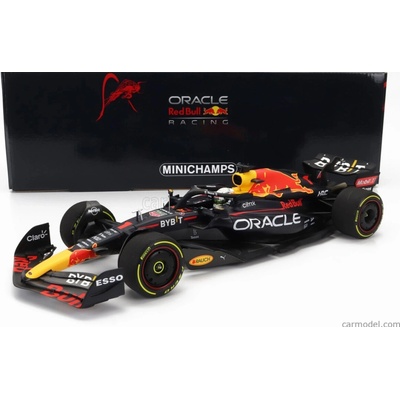 Minichamps Red bull F1 Rb18 Team Oracle Red Bull Racing N 1 Víťaz francúzskeho Gp Majster sveta 2022 Max Verstappen 1:18 Matná modrá žltá červená