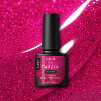 ENII NAILS Gel lak Ceramic 207 Confident Shine 10 ml