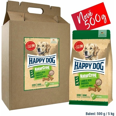 Happy Dog NaturCroq Knochen mit Lamm und Reis 500 g