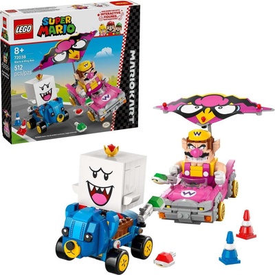 LEGO® Super Mario™ 72038 Mario Kart™ – Wario a King Boo