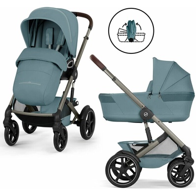 Cybex Talos S Lux incl. Foldable Cot Gold Stormy Blue 2026
