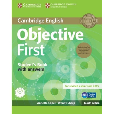 Objective First 4th Edition Student´s Book Pack Student´s Book with Answers, CD-ROM a Class Audio CDs 2