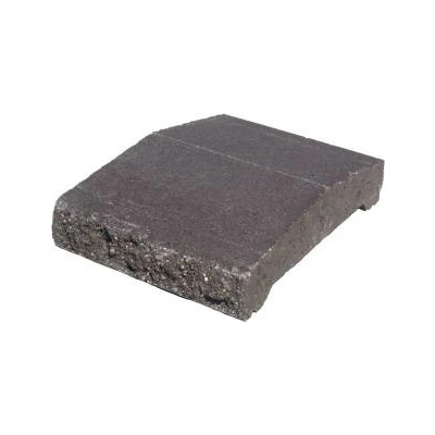 Zákrytová deska Presbeton FACE BLOCK ZDV 200, 20x30x7 cm, štípaná černá