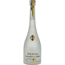Vodka Pravda Pineapple 37,5% 0,05 l (holá láhev)