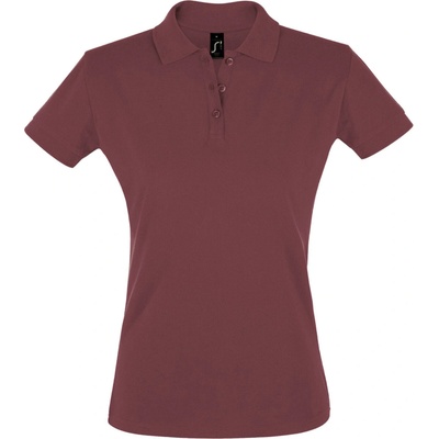 SOĽS Perfect Women Dámska polokošeľa SL11347 Burgundy