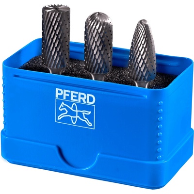 Tvrdokovová stopková fréza SET 1507 Z3P 3 ks | Pferd (21901507)
