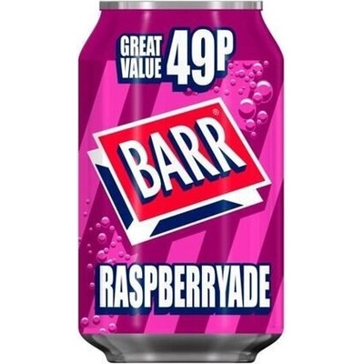 Barr sycený nápoj s příchutí malin 330 ml
