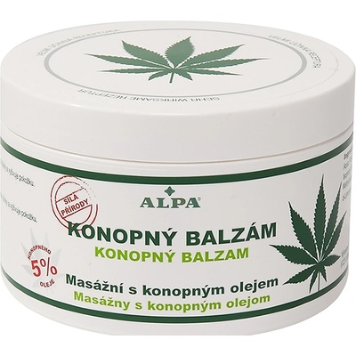 Alpa konopný balzám masážní s konopným olejem 250 ml – Hledejceny.cz