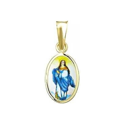Aljančič Nejmenší madonka Panny Marie Neposkvrněné 086H zlato