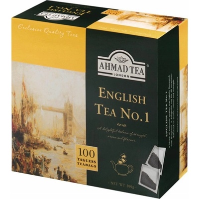 Ahmad Tea English Tea No.1 čierny čaj v nálevových vreckách 100 x 2 g
