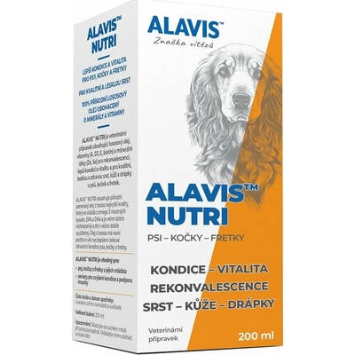 Oleje a tuky pre psov a mačky Alavis olej 200 ml 227 g 1 ks