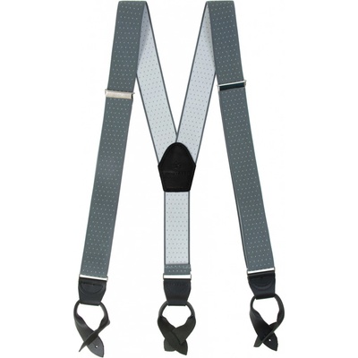 Avantgard 874-210123 s bílým puntíkem černá Šedá kůže