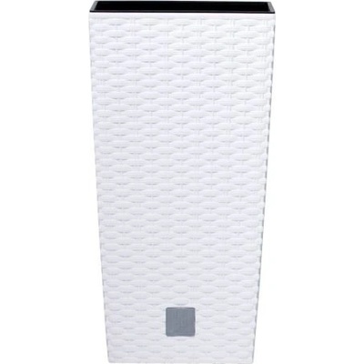 TMX Květináč s vkladem RATO SQUARE bílý 24 cm
