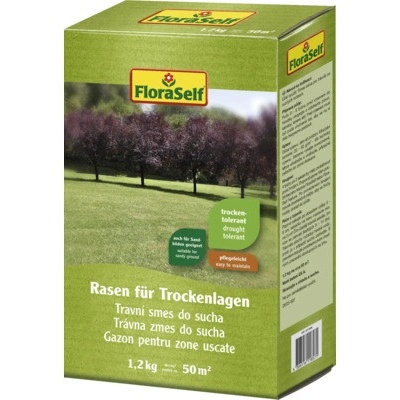 Travní směs FloraSelf na suchá místa 1,2 kg pro 50 m²