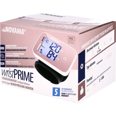 NOVAMA WRIST PRIME Pink zápästný s detekciou arytmie a protokolom ESH