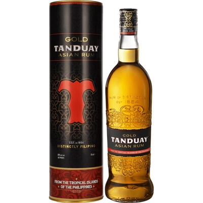 Tanduay Asian Rum Gold 40% 0,7 l (tuba)