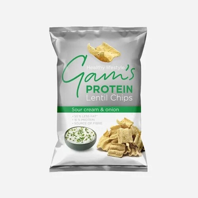 Gam's Protein Lentil Chips zakysaná smetana a cibulka 65 g