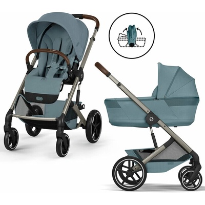 Cybex Balios S Lux incl. Foldable Cot Gold Stormy Blue 2026