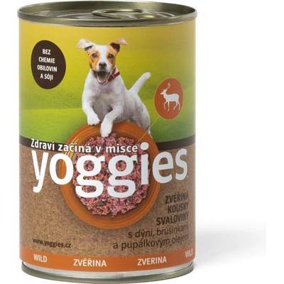 Yoggies zverinová s tekvicou a pupalkovým olejom 400 g