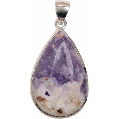 Nefertitis Opál Violet flame přívěsek stříbro P346 NF63849
