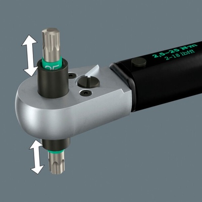 Wera momentový klíč Wera Click-Torque Lock A 6 R/L s přepínací ráčnou 1/4" 075694