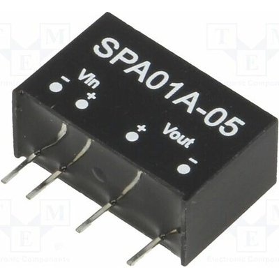 MEAN WELL SPA01A-05 Měnič: DC/DC; 1W; Uvst: 9÷18VDC; Uvýst: 5VDC; Ivýst: 20÷200mA; SIP6 – Hledejceny.cz