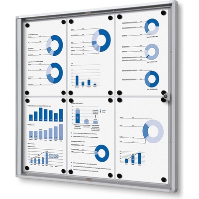 Jansen Display Interiérová vitrína Economy 6xA4 711 x 655 mm – Hledejceny.cz