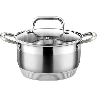 PROHOME Hrnec 20cm 3,6l nerezový s poklicí