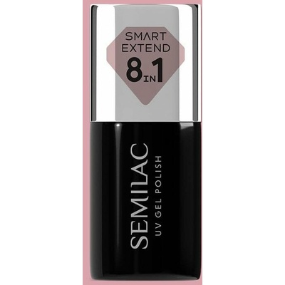 Semilac Smart Extend hybridní lak na nehty Nude Rose č. 802 7 ml