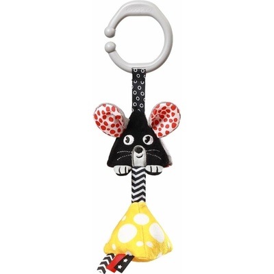 BabyOno Plyšové chrastítko MOUSE