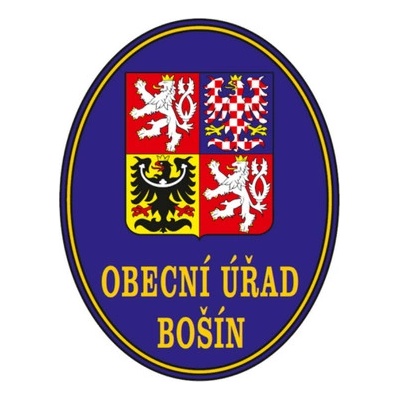 PROFIBA Smaltovaná cedule OBECNÍ ÚŘAD se státním znakem a názvem obce (modrá/zlatá)