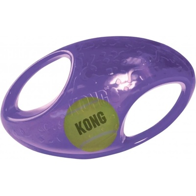 Kong Jumbler míč rugby guma + tenis. L/XL 22 x 12 cm