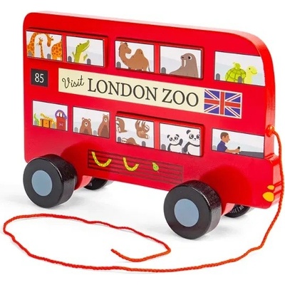 Bigjigs Toys Tahací hračka Londýnský autobus