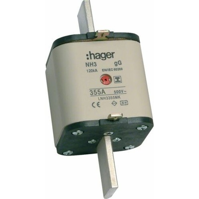 Hager Pojistková vložka NH3 355A 500V gG (LNH3355MK)