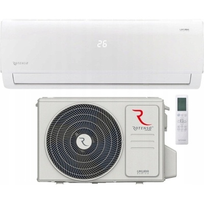 ROTENSO UKURA bílá 3,5kW wifi dálkové ovládání montážní sada 3m