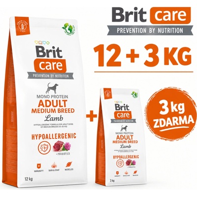 Brit Care Hypoallergenic Adult Medium Breed 15 kg – Hledejceny.cz