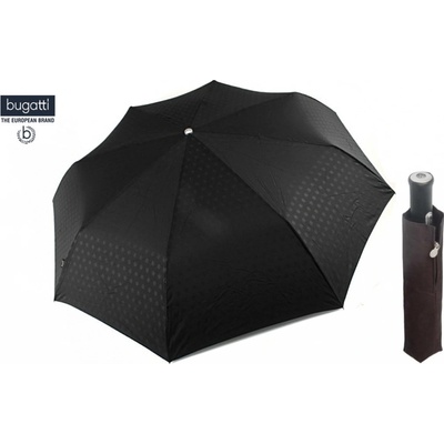 Bugatti Pánský skládací automatický deštník Gran Turismo XL Heat Stamp 743069BU černý
