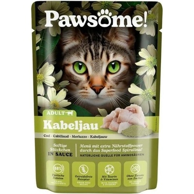 Pawsome! Adult s treskou a spirulinou 85 g