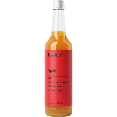 Sirupárna Domácí Šípkový Sirup 0,5 L