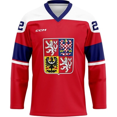 Fan dres CCM Česká republika červený