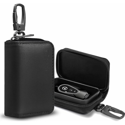 Kľúčenka Faradayova klec TECH PROTECT KLR300 POUCH KEYLESS RFID SIGNAL BLOCKER CASE BLACK/BLACK