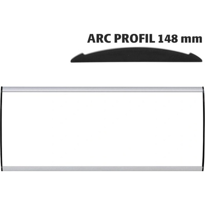 A-Z Reklama CZ Orientační nástěnná tabulka 148 × 400 mm - Arc Profil – kód UDS148NB40