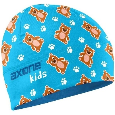AXONE BEAR chlapčenská zimná čiapka modrá