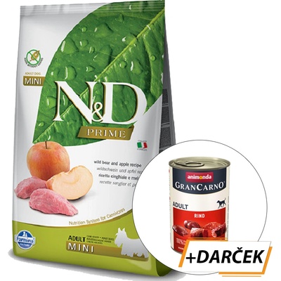 N&D Prime Dog Adult Mini Boar & Apple 7 kg