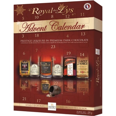 Abtey Alkoholový adventní kalendář Abtey Royal de Lys 290g – Hledejceny.cz