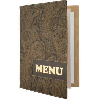 SECURIT Jedálny lístok Design A4 - Paisley MC-DRA4-PAISLEY